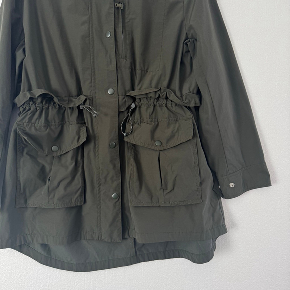 J.Crew Olive Green Perfect Lightweight Utility Jacket M - Picture 10 of 10